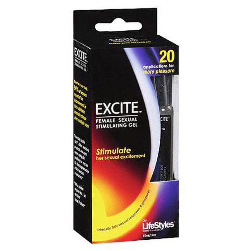 Lifestyles Excite Female Stimulating Gel 0.50 oz (Pack of 2)