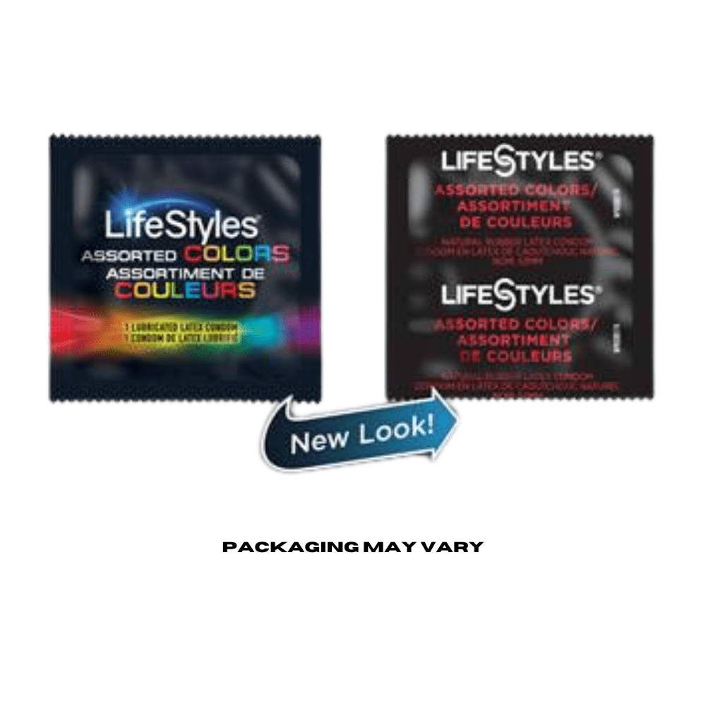 Lifestyles Assorted Colors Condoms, 48 Count