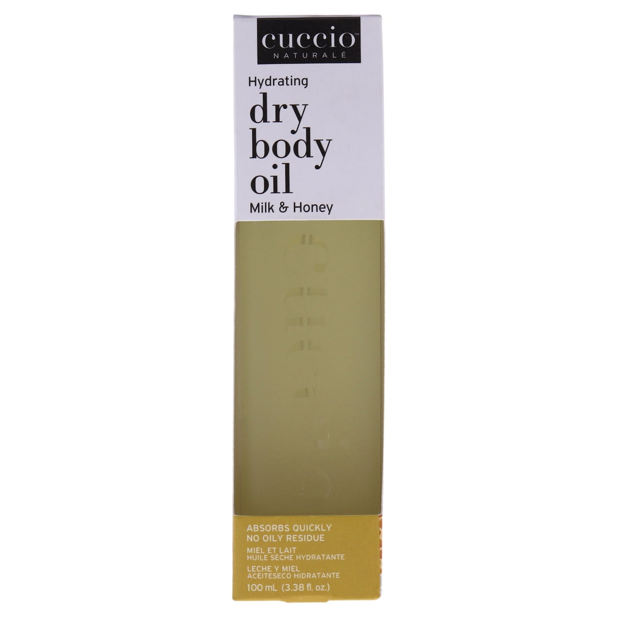 Hydrating Dry Body Oil - Milk and Honey by Cuccio Naturale for Unisex - 3.38 oz Oil