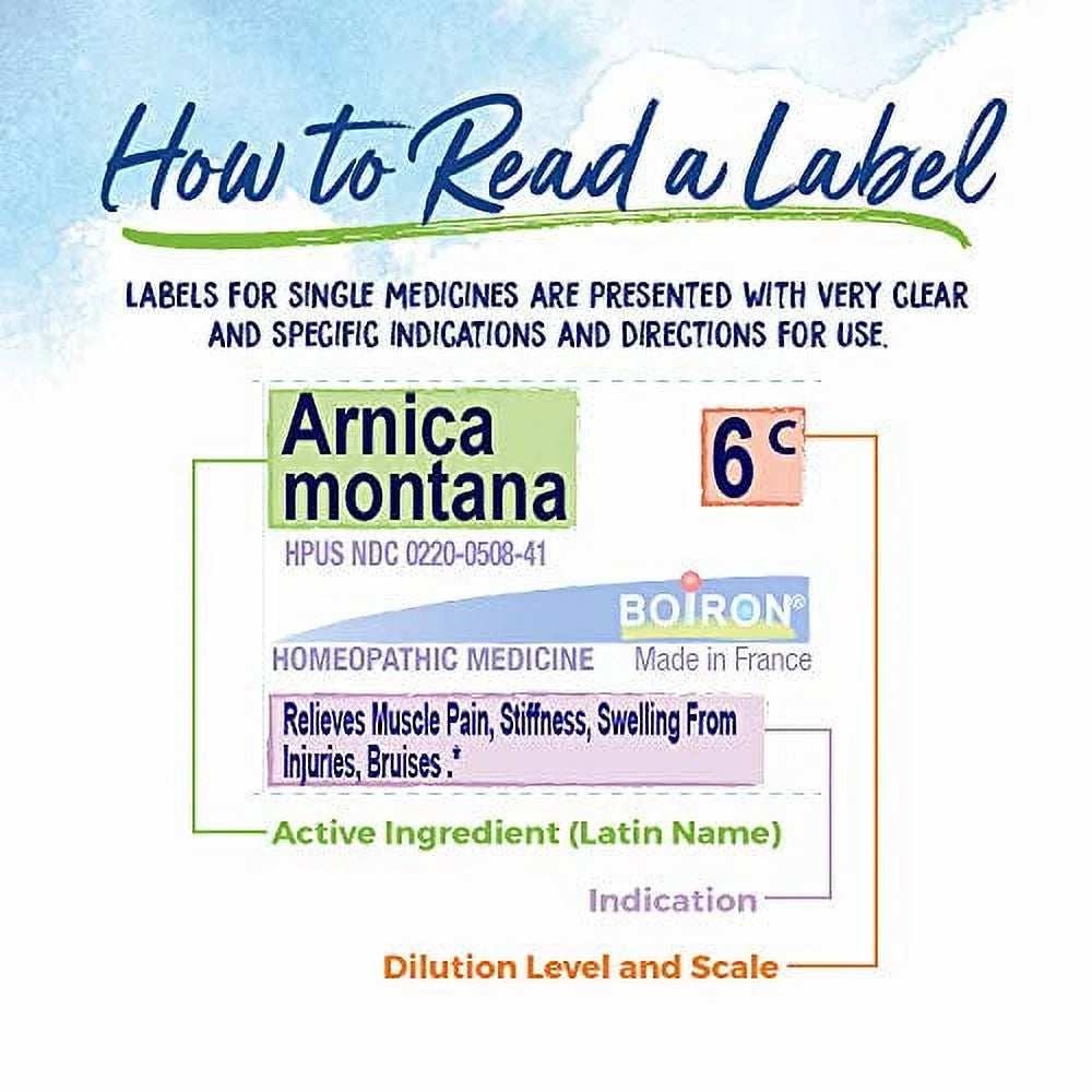 Boiron Arnica Montana, 30C, 80 Count (Pack of 5), Homeopathic Medicine for Pain Relief