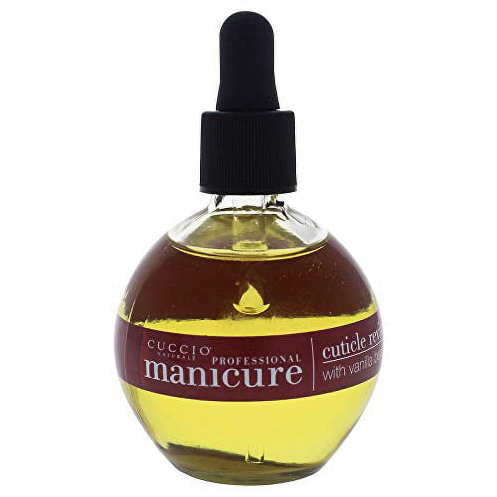 Cuccio Naturale Vanilla Bean and Sugar Cuticle Revitalizing Oil - Moisturizes and Strengthens Nails and Cuticles - Soothing and Nourishing - Paraben and Cruelty Free with Natural Ingredients - 2.5 oz
