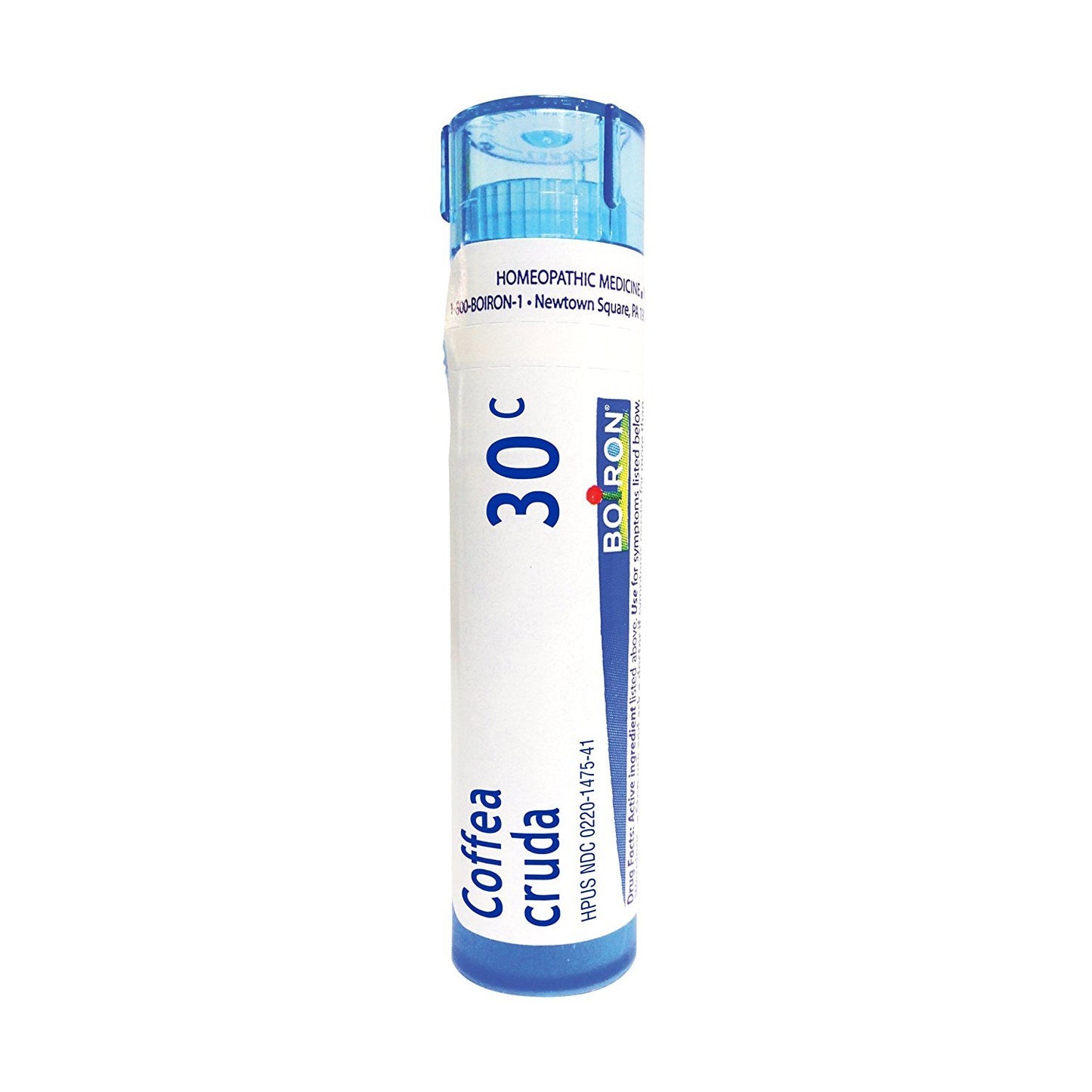 Boiron Coffea Cruda 30C, Homeopathic Medicine for Sleeplessness With Mental Hyperactivity, 80 Pellets