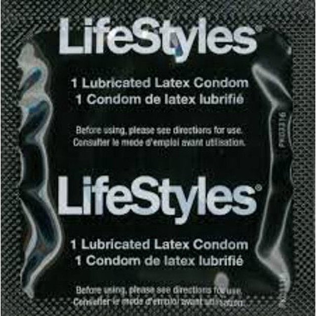 LifeStyles Tuxedo Male Lubricated Condom Bulk Pack of 36 Condoms