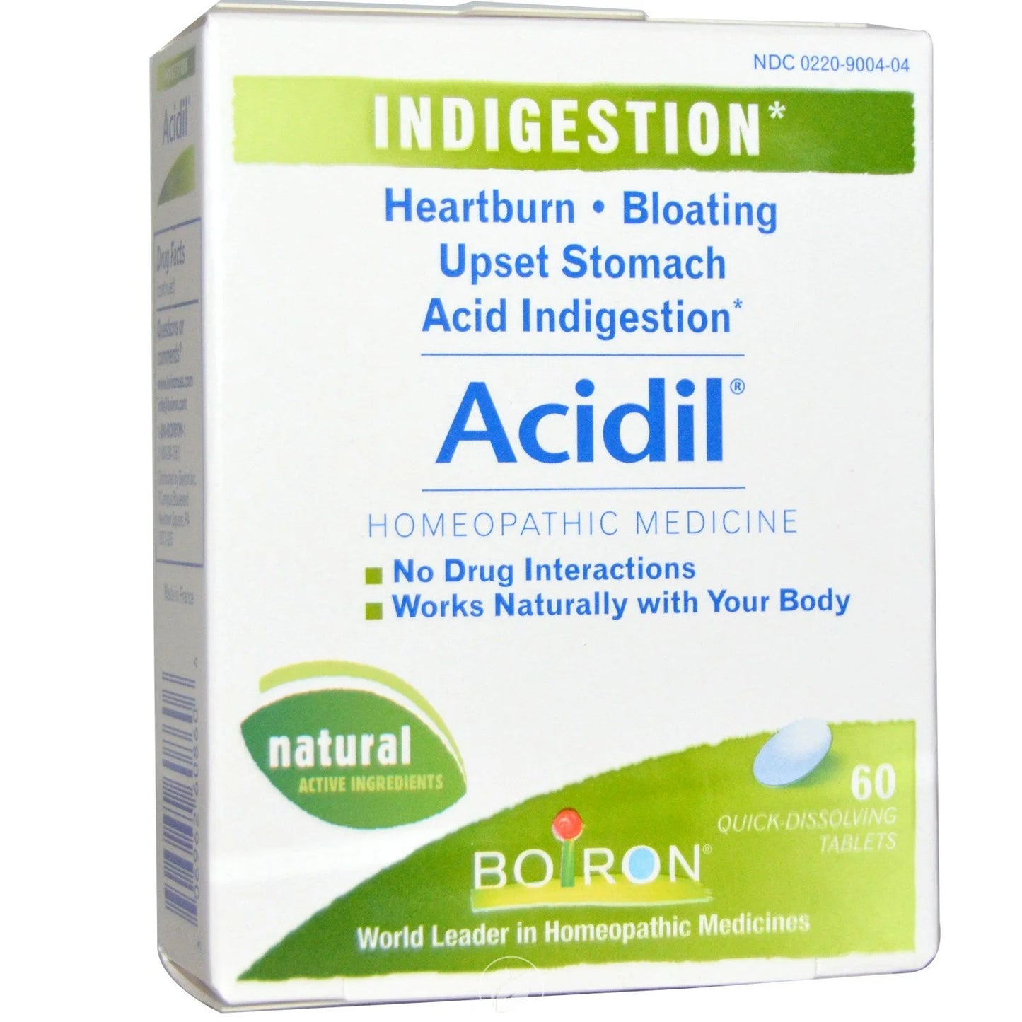 Boiron Acidil Heartburn 60 Tabs , Pack of 2