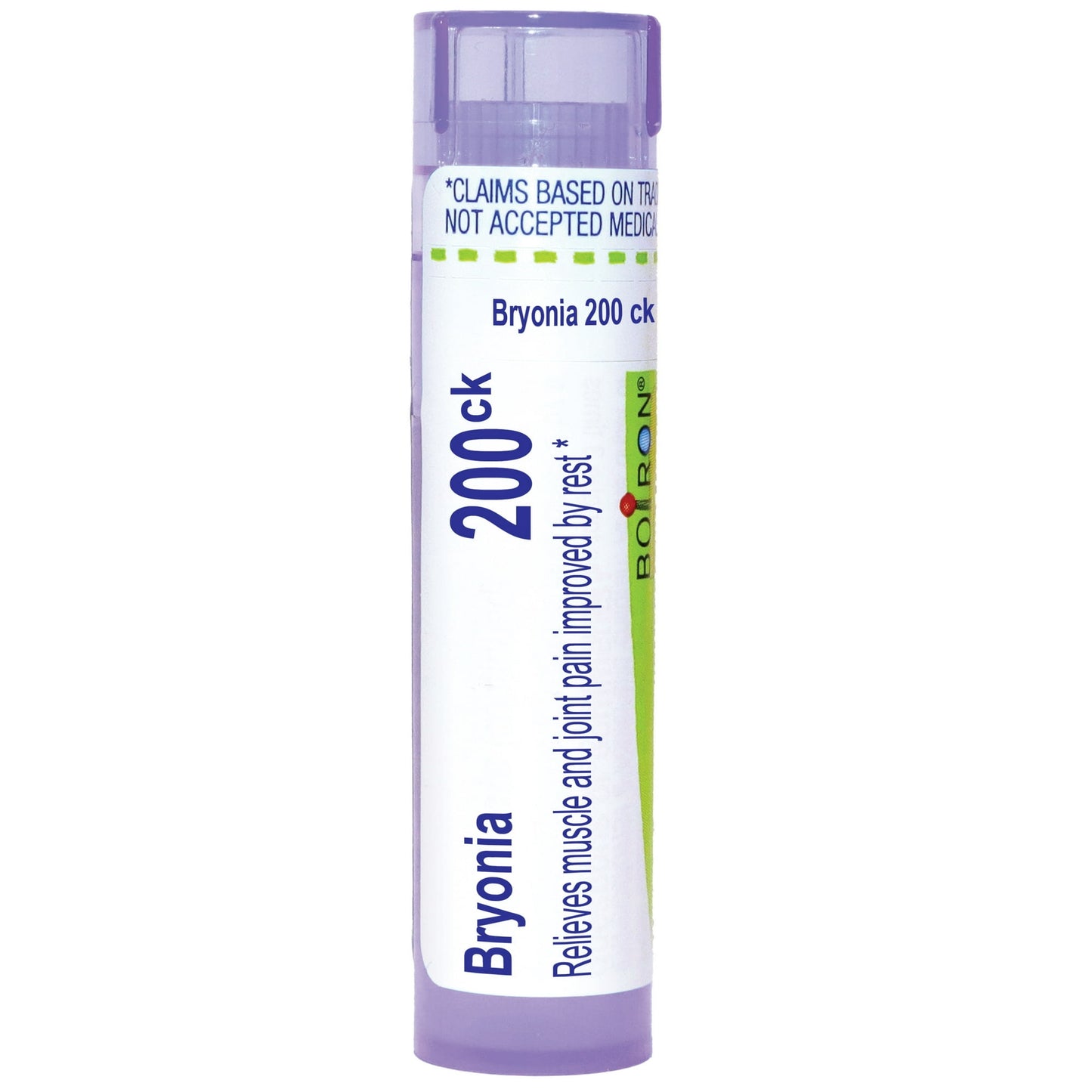 Boiron Bryonia 200CK, Homeopathic Medicine for Pain Relief, 80 Pellets