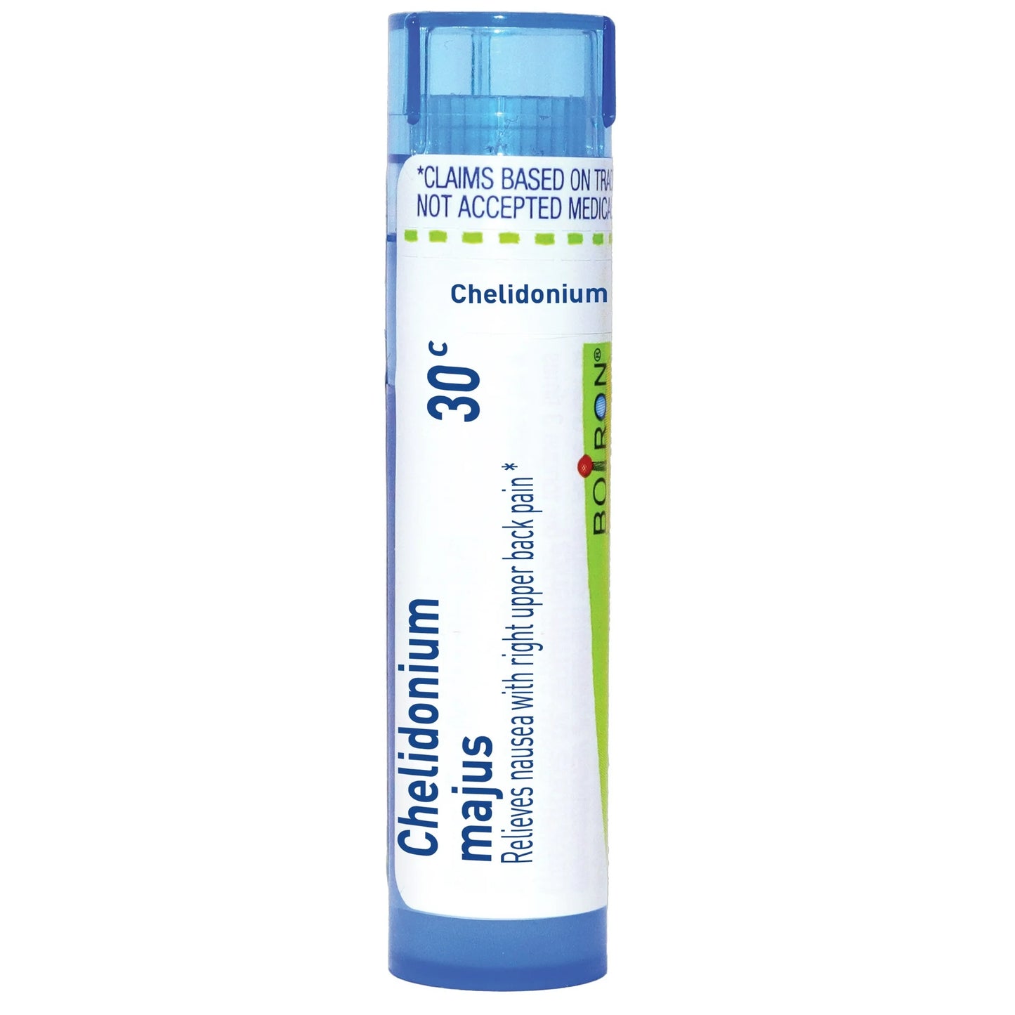 Boiron Chelidonium Majus 30C, Homeopathic Medicine for Nausea With Right Upper Back Pain, 80 Pellets
