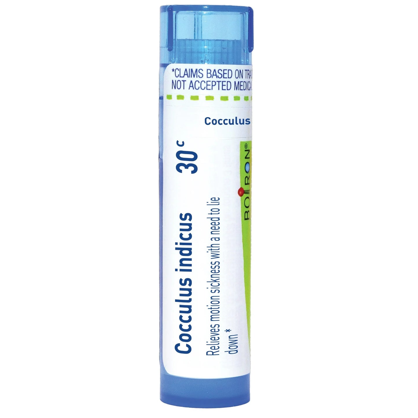Boiron Cocculus Indicus 30C, Homeopathic Medicine for Motion Sickness With A Need To Lie Down, 80 Pellets