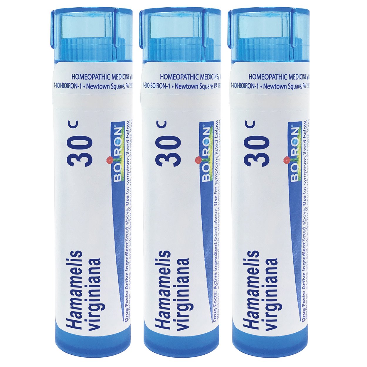 Boiron Hamamelis Virginiana 30C, Homeopathic Medicine for Hemorrhoids With Bursting Sensation, 3 Count (3 x 80 Pellets)