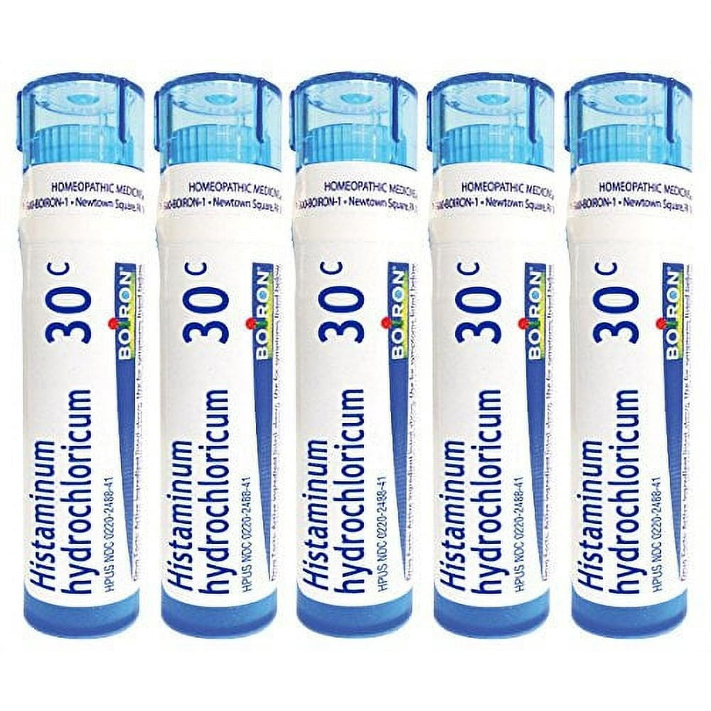 Boiron Histaminum Hydrochloricum 30C, Homeopathic Medicine for Allergy Relief, 80 Pellets (5 Pack)
