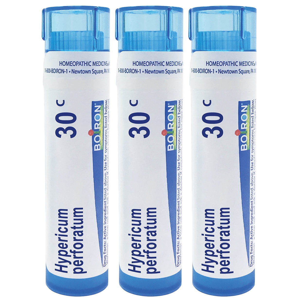 Boiron Hypericum Perforatum 30C, Homeopathic Medicine for Nerve Pain, 80 Pellets (3 Pack)