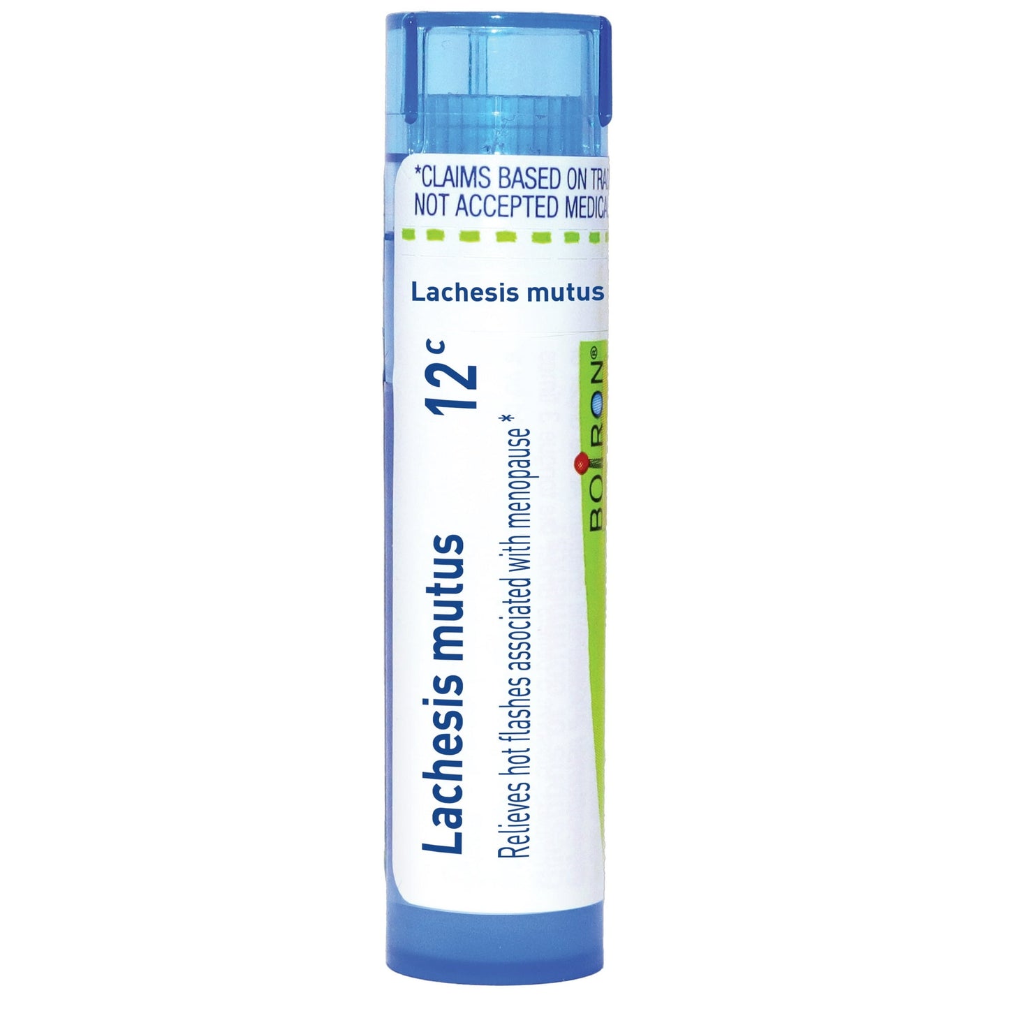 Boiron Lachesis Mutus 12C, Homeopathic Medicine for Hot Flashes Associated with Menopause, 80 Pellets
