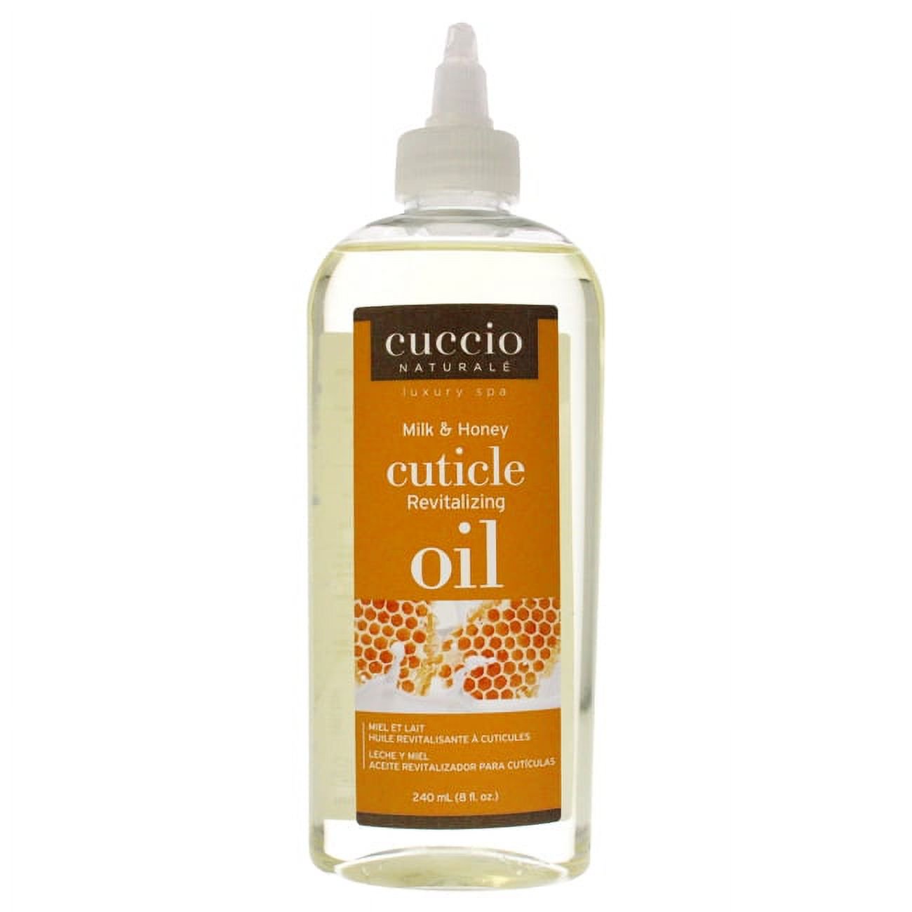 Cuccio Cuticle Revitalizing Oil - Milk and Honey Manicure, 8 oz Oil