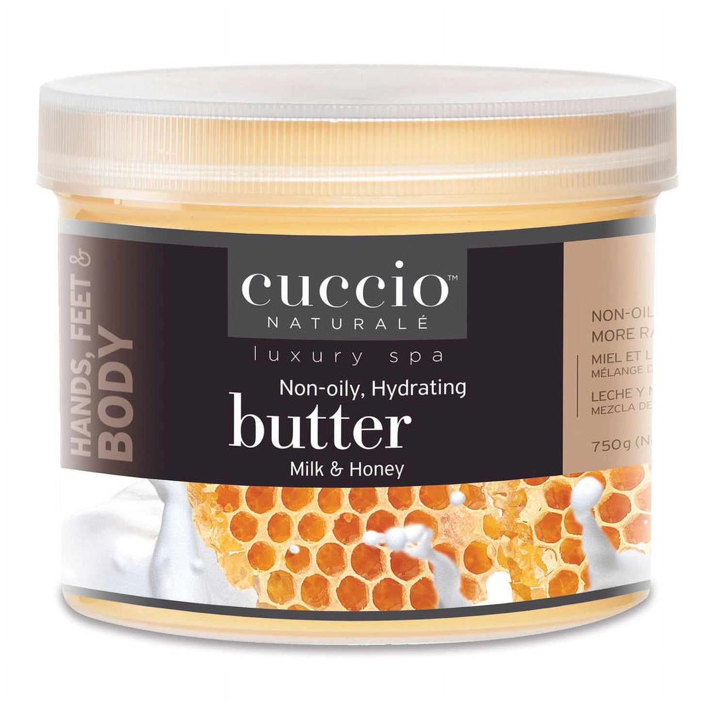 Cuccio Naturale Butter Blend Milk & Honey 26 oz Non-oily Hydrating Body Butter
