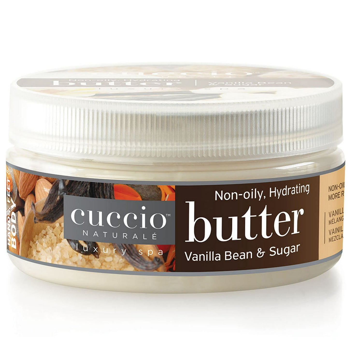 Cuccio Naturale Butter Blend Vanilla Bean & Sugar 8 fl oz Non-oily Hydrating Body Butter