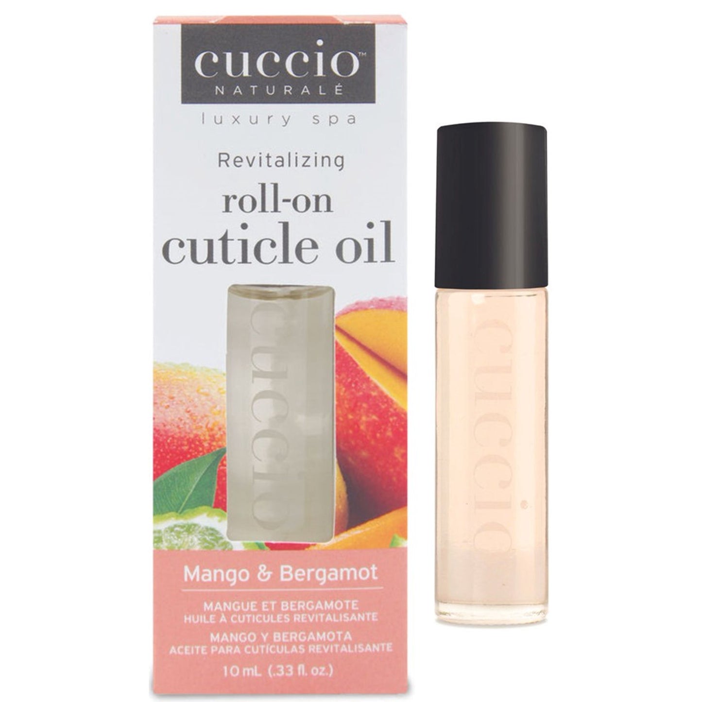 Cuccio Naturale Revitalizing Roll-on Cuticle Oil Mango & Bergamont 10ml (.33 fl oz)