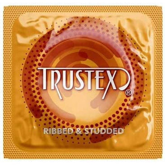 Trustex Ribbed & Studded Condoms - 100 Pack