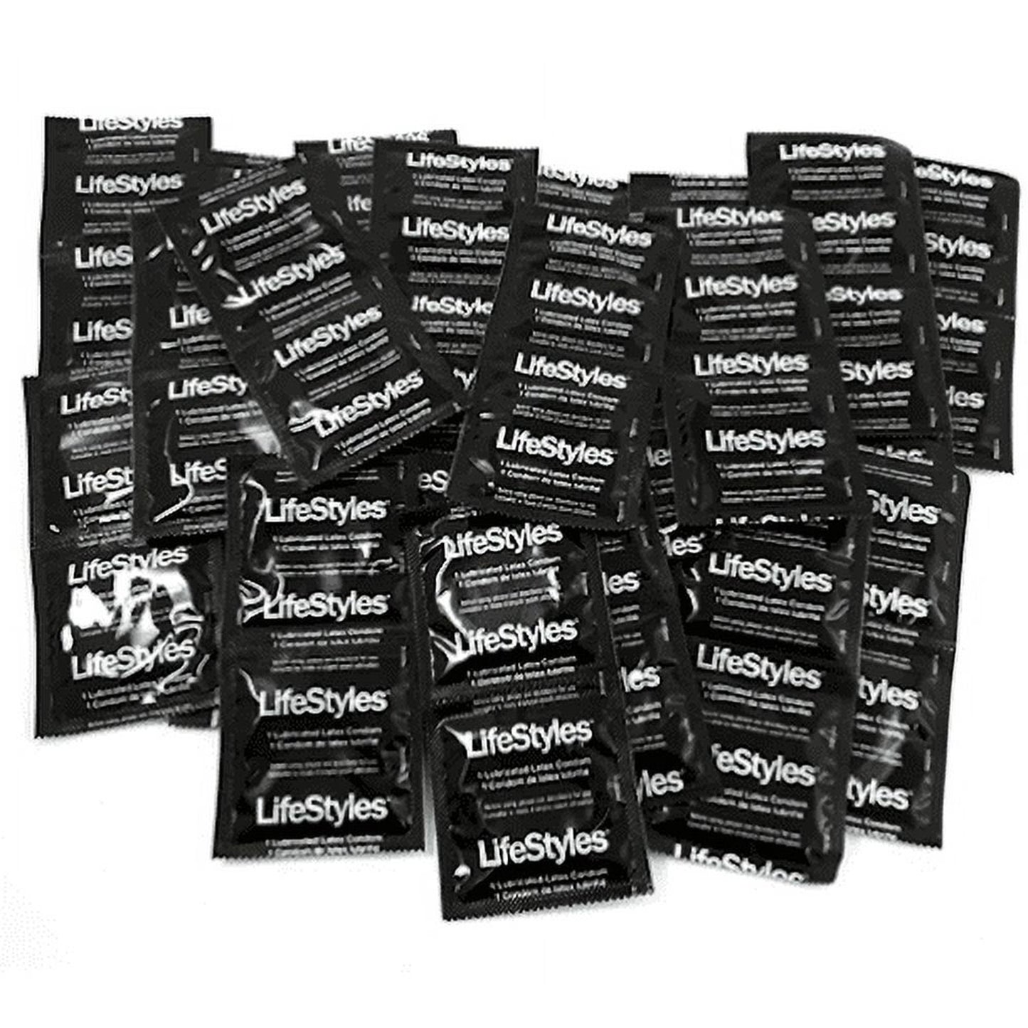 LifeStyles Tuxedo Male Lubricated Condom Bulk Pack of 36 Condoms