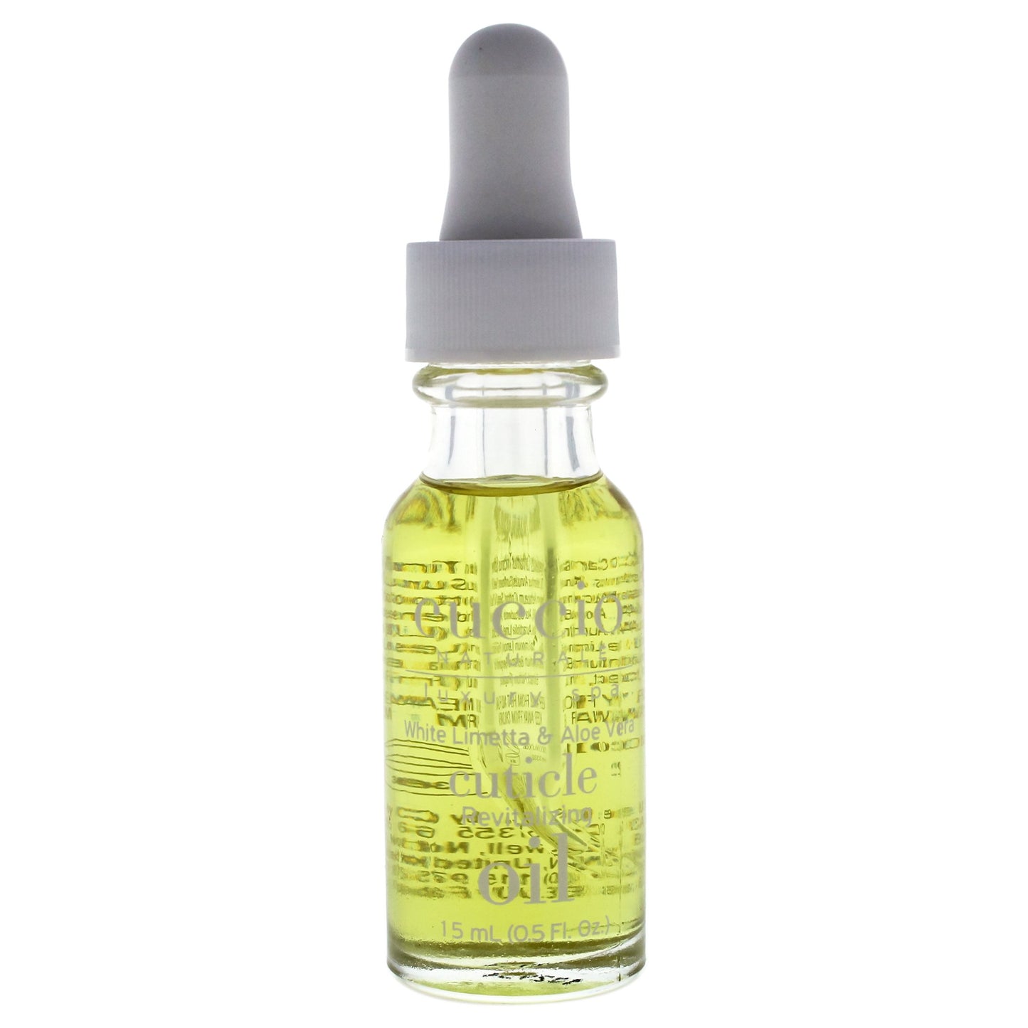 Cuccio Naturale Cuticle Revitalizing Oil - White Limetta and Aloe Vera Manicure Oil 0.5 oz