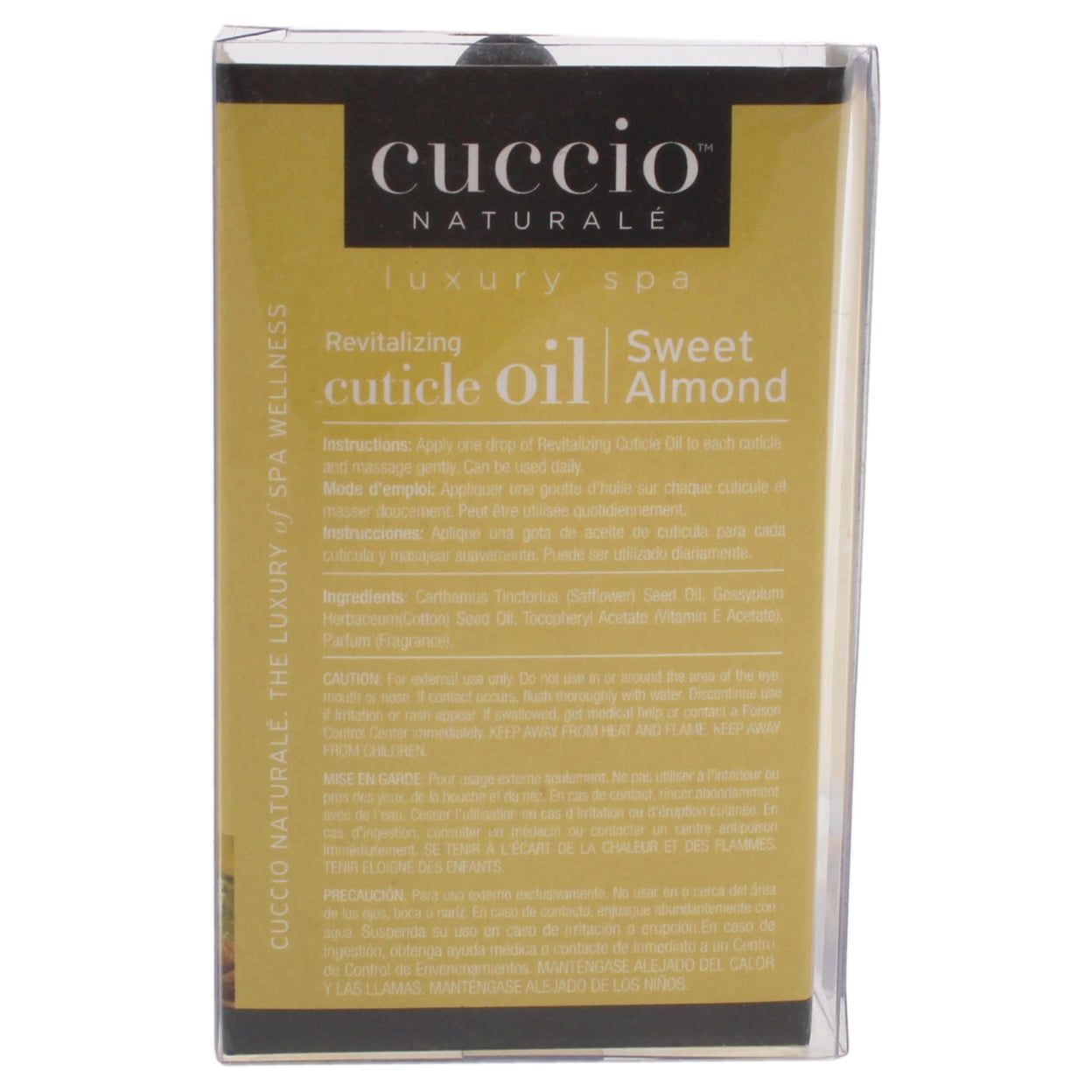 Cuccio Naturale Revitalizing Cuticle Oil Sweet Almond 2.5 fl oz Nourish Renew Restore