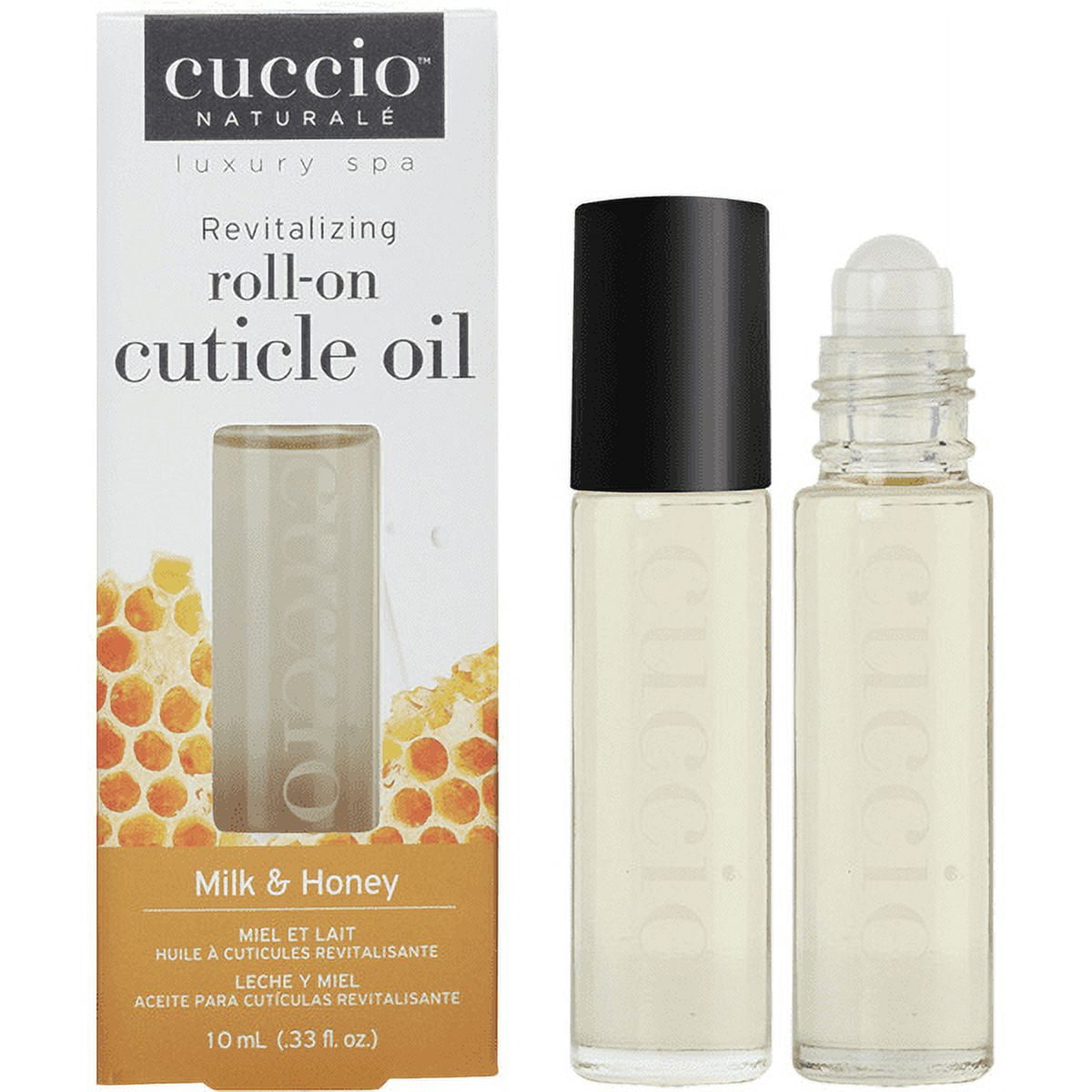 Cuccio Naturale Revitalizing Roll-On Cuticle Oil Milk & Honey 10ml